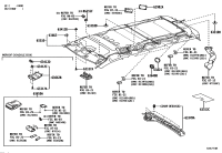 633100A932B0-HEADLINING ROOF