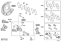 0446660190-PAD KIT, DISC BRAKE, REAR