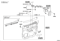 676740C070C0-GARNISH RR DOOR