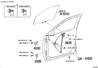 687100C020-HINGE ASSY, FRONT DOOR, UPPER RH