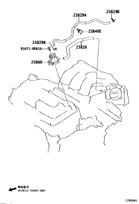 2382631300-HOSE, FUEL VAPOR FEED