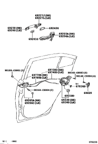 692270D220-COVER, REAR DOOR OUTSIDE HANDLE, RH/LH