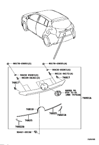 768010D440-GARNISH SUB-ASSY