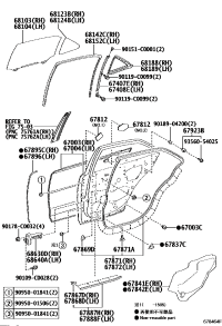 681240N040-GLASS RR DOOR