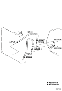 329410D010-HOSE, OIL COOLER INL