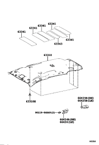 633100R110B2-HEADLINING ROOF