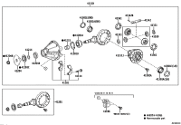 9036650191-BEARING(FOR REAR DIFFERENTIAL CASE)