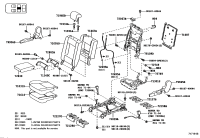 710970F100E1-Cover sub-assy, center seat cushion