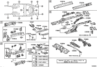 536050F020-Bracket sub-assy, rear floor side member