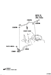 2382631100-HOSE, FUEL VAPOR FEED