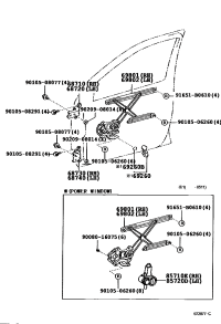 687100D021-HINGE ASSY, FRONT DOOR, UPPER RH