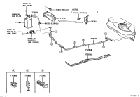 772980D010-CLAMP, FUEL TUBE, NO.4