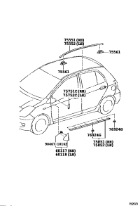 601170D100-COVER SUB-ASSY, FRONT PILLAR, UPR RH