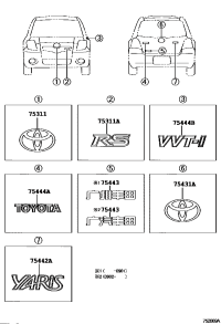 753110D100-EMBLEM, RADIATOR GRILLE (OR FRONT PANEL)