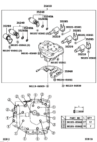 3521052010-SOLENOID ASSY, CLUTCH CONTROL, NO.1