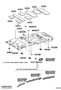 633100KL10B0-HEADLINING ROOF