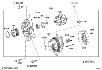 270600C080-ALTERNATOR, 12V 80A 4PK, TOYOTA