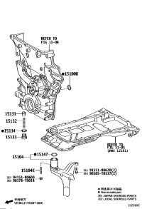151040C050-STRAINER SUB-ASSY, OIL