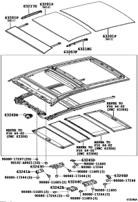 632010T010-GLASS SUB-ASSY, SLIDING ROOF