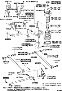 423050T020-CARRIER SUB-ASSY, RR