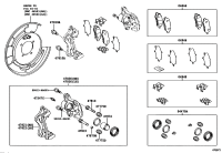 044660T010-PAD KIT, DISC BRAKE, REAR