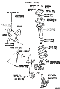 48520A9896-ABSORBER ASSY, SHOCK, FRONT LH