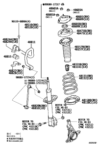 481310T010-SPRING, FRONT COIL, LH