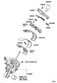335040T020B1-KNOB SUB-ASSY SHIFT