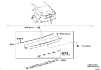 7680106E70A0-GARNISH SUB-ASSY