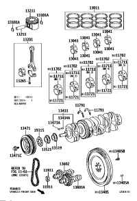 132810H04003-BEARING, CONNECTING ROD