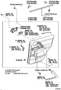 6763060B20E0-BOARD SUB-ASSY, REAR DOOR TRIM, RH