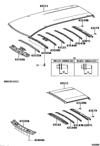 6311128270-PANEL,ROOF