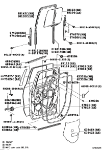 678710C040-WEATHERSTRIP, RR