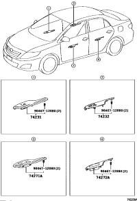 7423102620B0-PANEL, FR DOOR