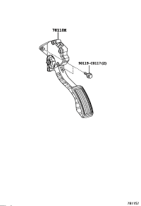 7811002060-SENSOR ASSY, ACCELERATOR PEDAL