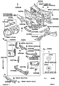 5327430010-REINFORCEMENT, RADIATOR SUPPORT, LH