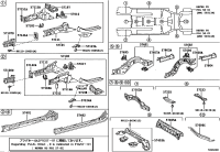 575330N010-BRACE, FRONT FLOOR, CENTER