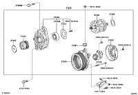 270600P190-ALTERNATOR, 12V 80A 4PK, TOYOTA