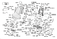 7252608040E0-HANDLE, RECLINING ADJUSTER RELEASE, LH