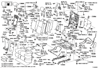 7215960030E3-Cover, rear seat track bracket, outer