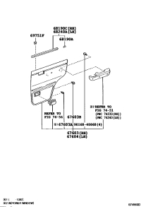 6763060U10B0-BOARD SUB-ASSY, REAR DOOR TRIM, RH