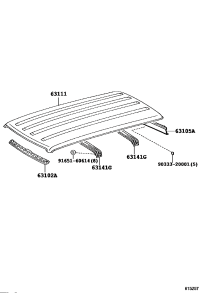 6311160710-PANEL,ROOF