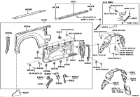 658160C080-PANEL, REAR BODY SIDE, RH