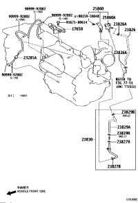238260V060-HOSE, FUEL VAPOR FEED, NO.1