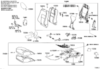 7153702320A0-Protector, seat cushion edge, front rh (for rh seat)