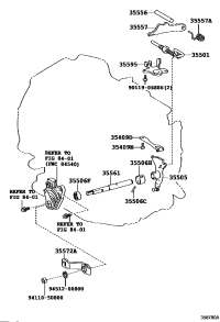 3550552070-LEVER SUB-ASSY, MANUAL VALVE