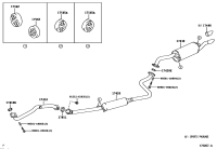 174200J010-PIPE ASSY, EXHAUST, CENTER