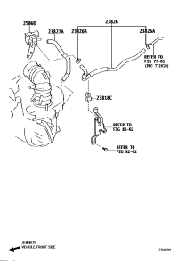 238260Y100-HOSE, FUEL VAPOR FEED, NO.1