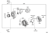 270600T280-ALTERNATOR, 12V 80A 4PK, TOYOTA