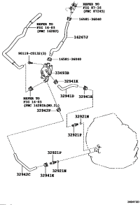 162670T080-HOSE, WATER BY-PASS, NO.3